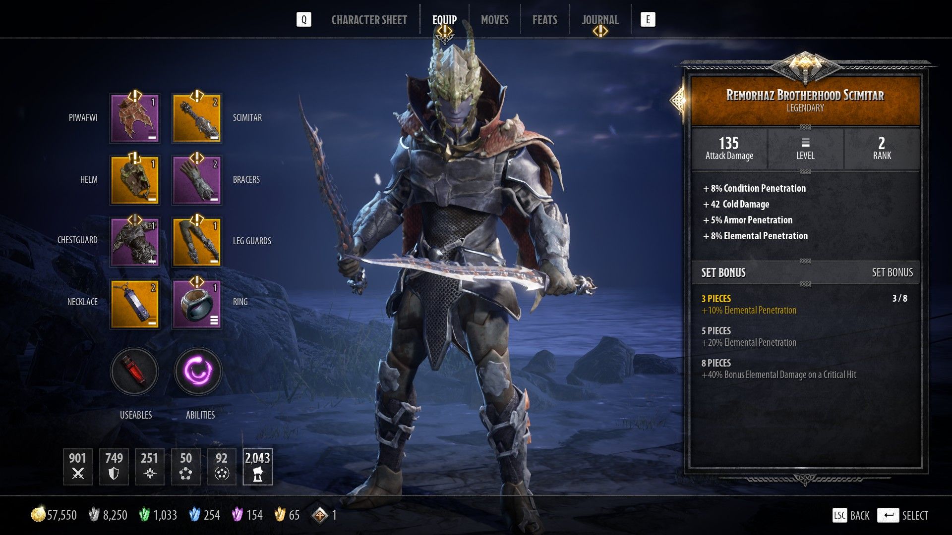 Drizzt Build Guide Remorhaz Brotherhood Scimitar