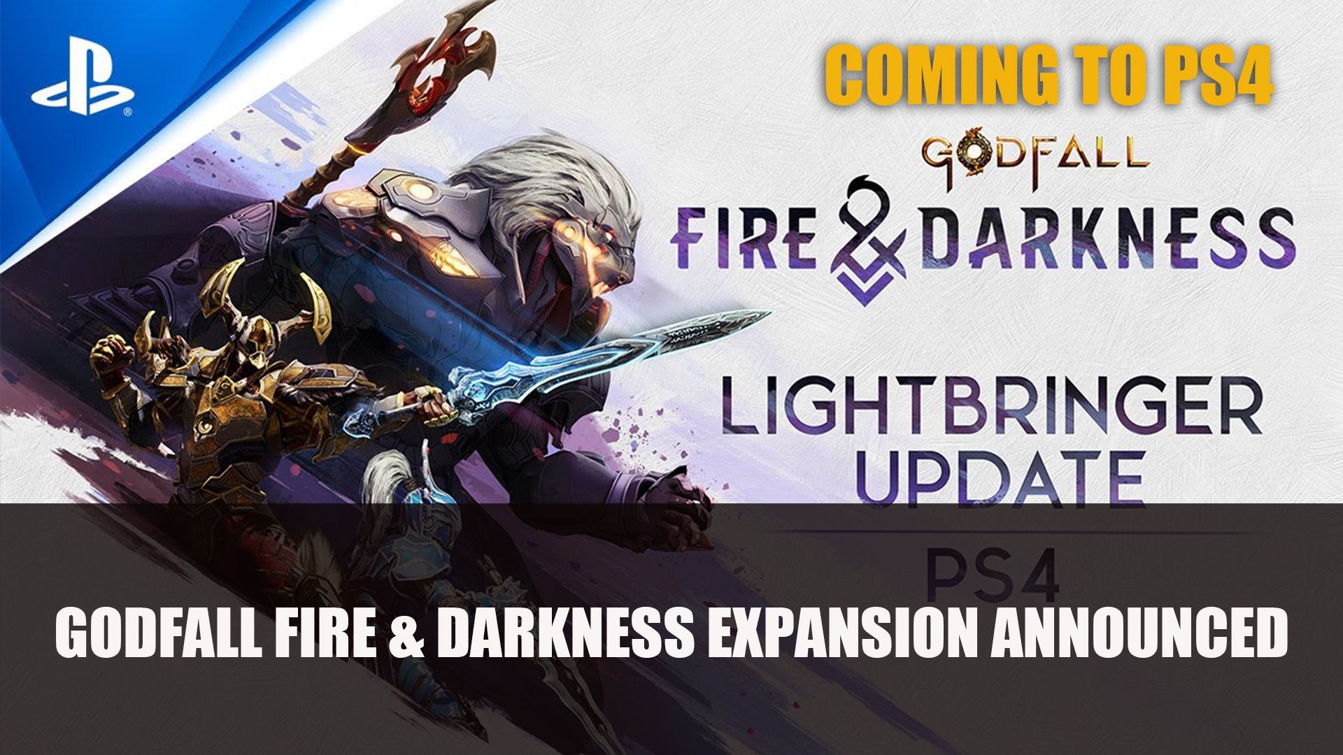 Godfall Coming to PS4 Fire &amp; Darkness expansion announced
