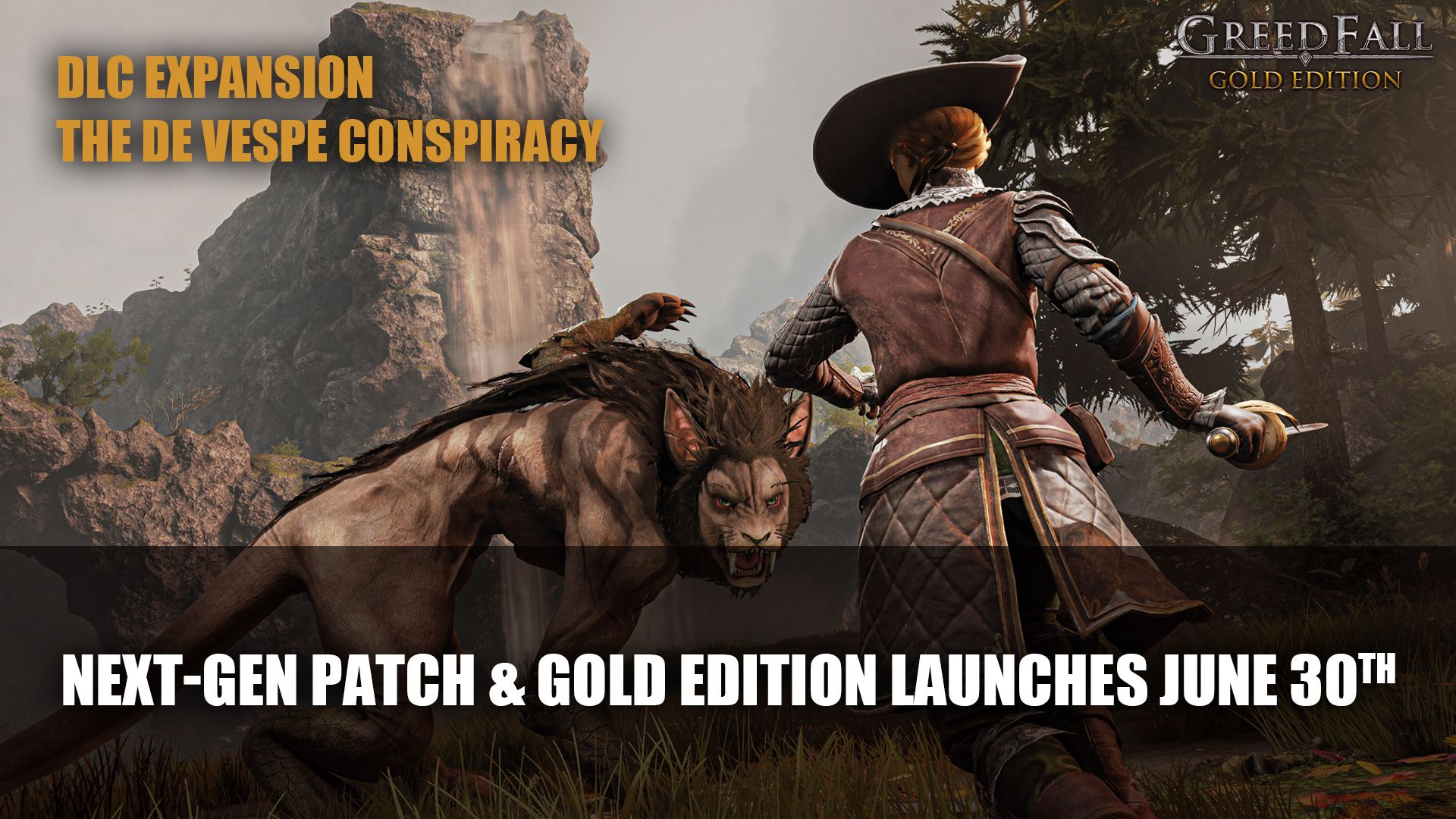 GreedFall Next Gen Patch &amp; Gold Edition Launches June 30th