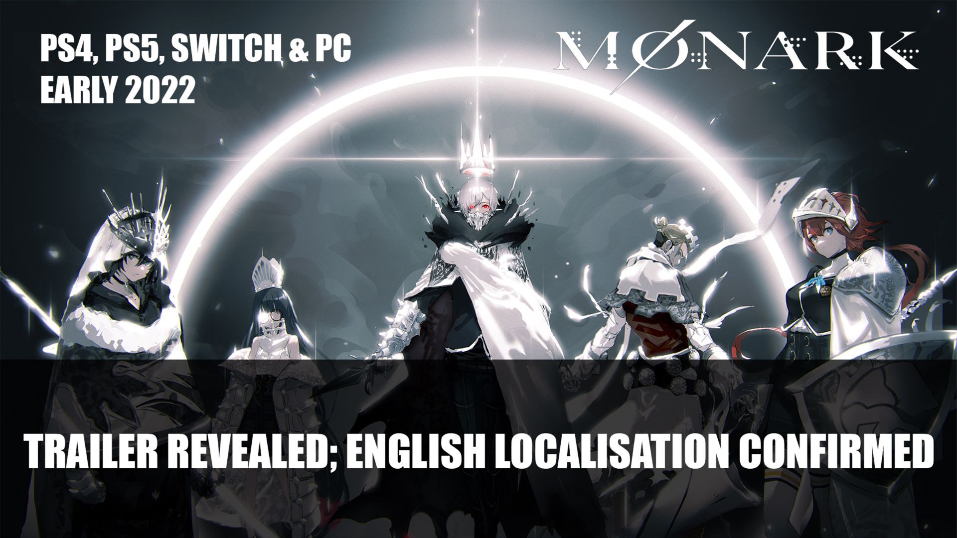 Monark Trailer revealed English Localisation Confirmed
