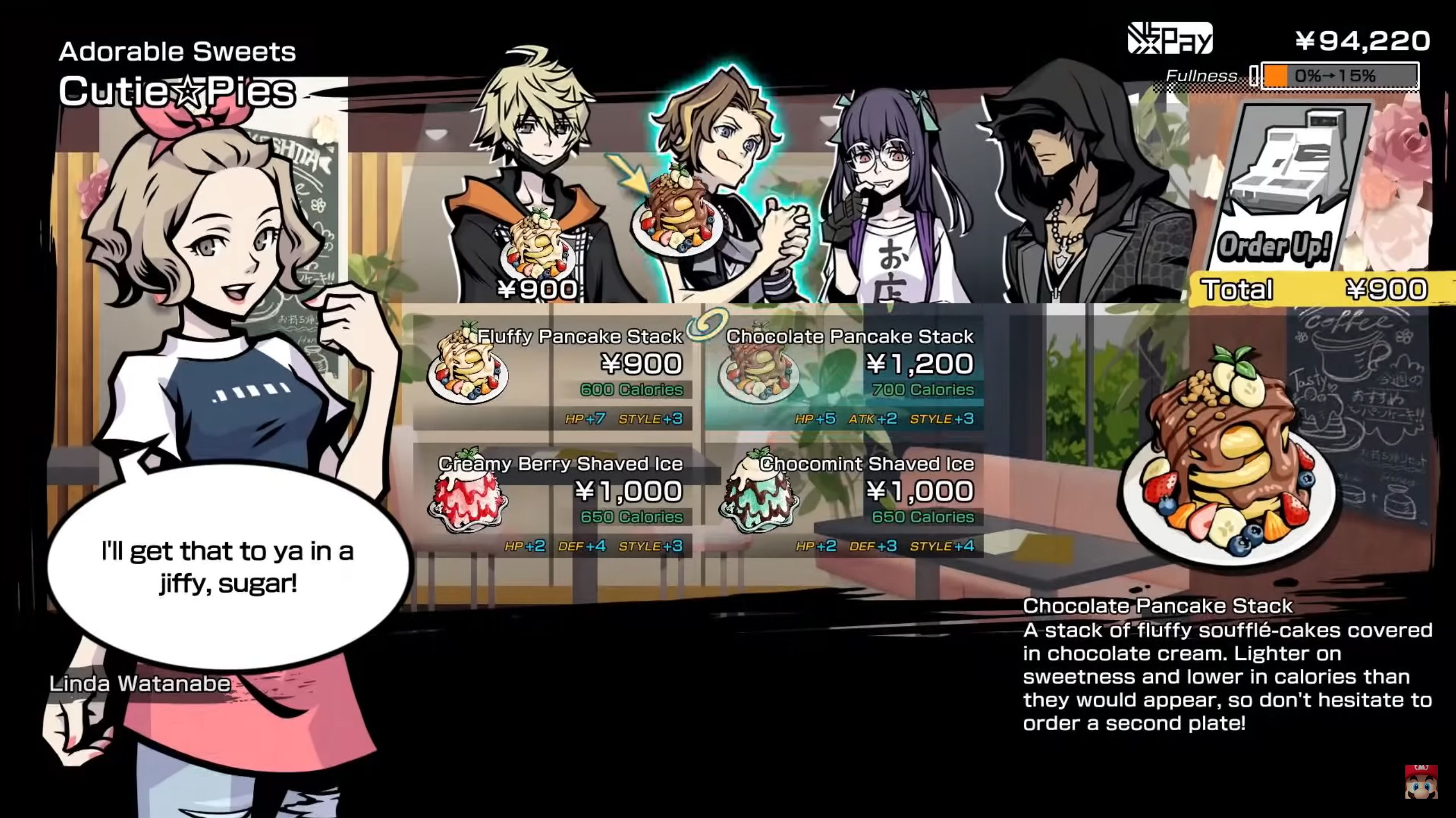 Neo The World Ends With You Food System