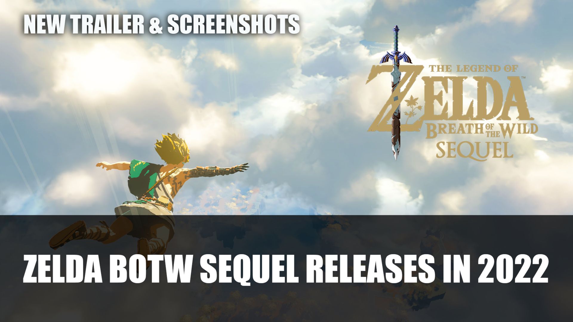 Sequel to Legend of Zelda Breath of the Wild Releases in 2022
