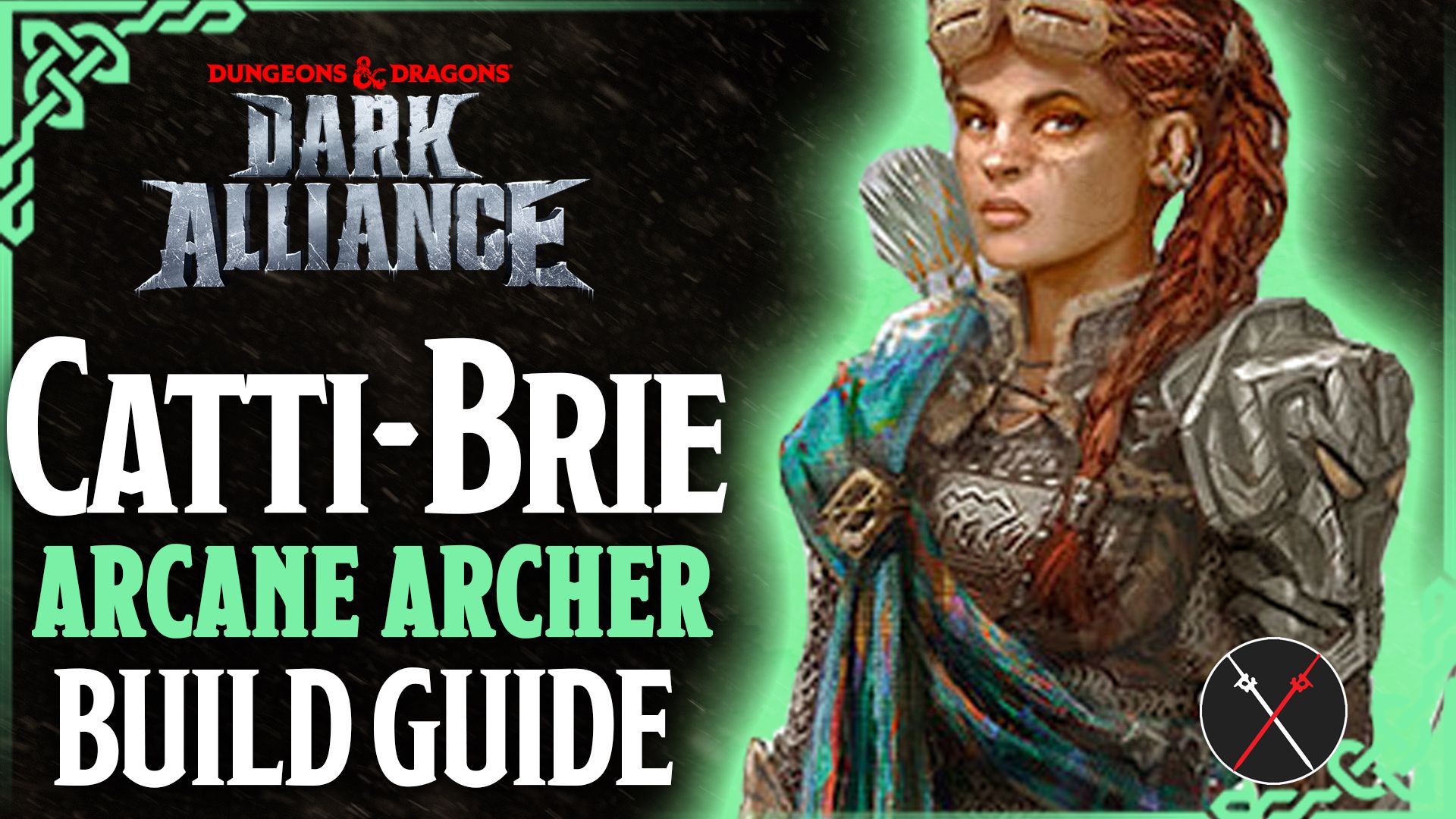 dnd dark alliance catti brie build guide arcane archer ranged dps crowd control