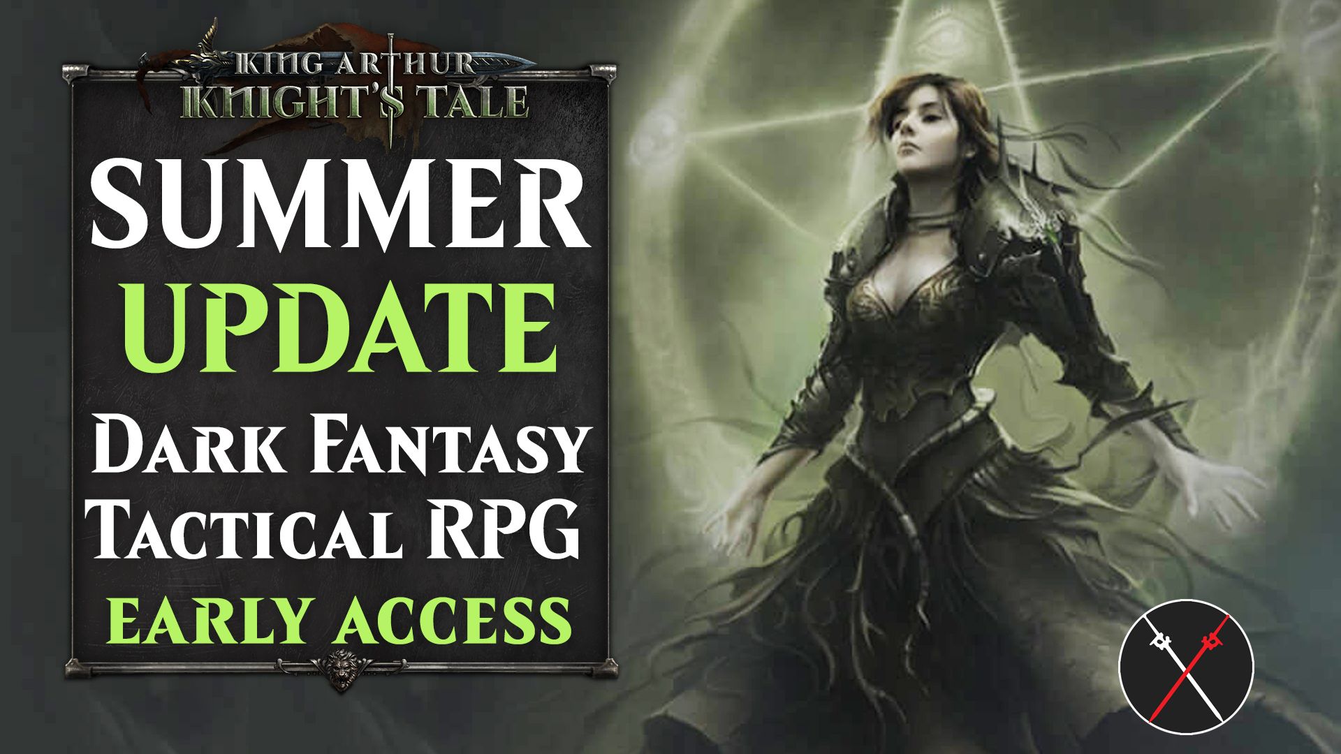 king arthur knights tale summer update roadmap tactical rpg dark fantasy early access