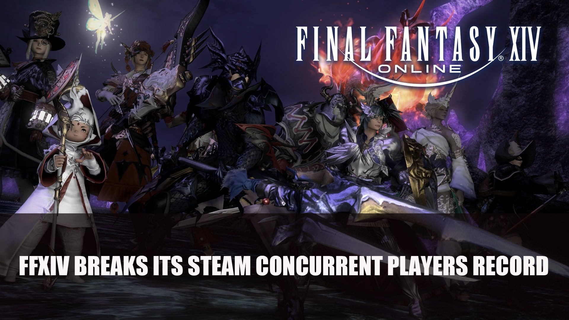 FFXIV Breaks Its Steam Concurrent Players Record