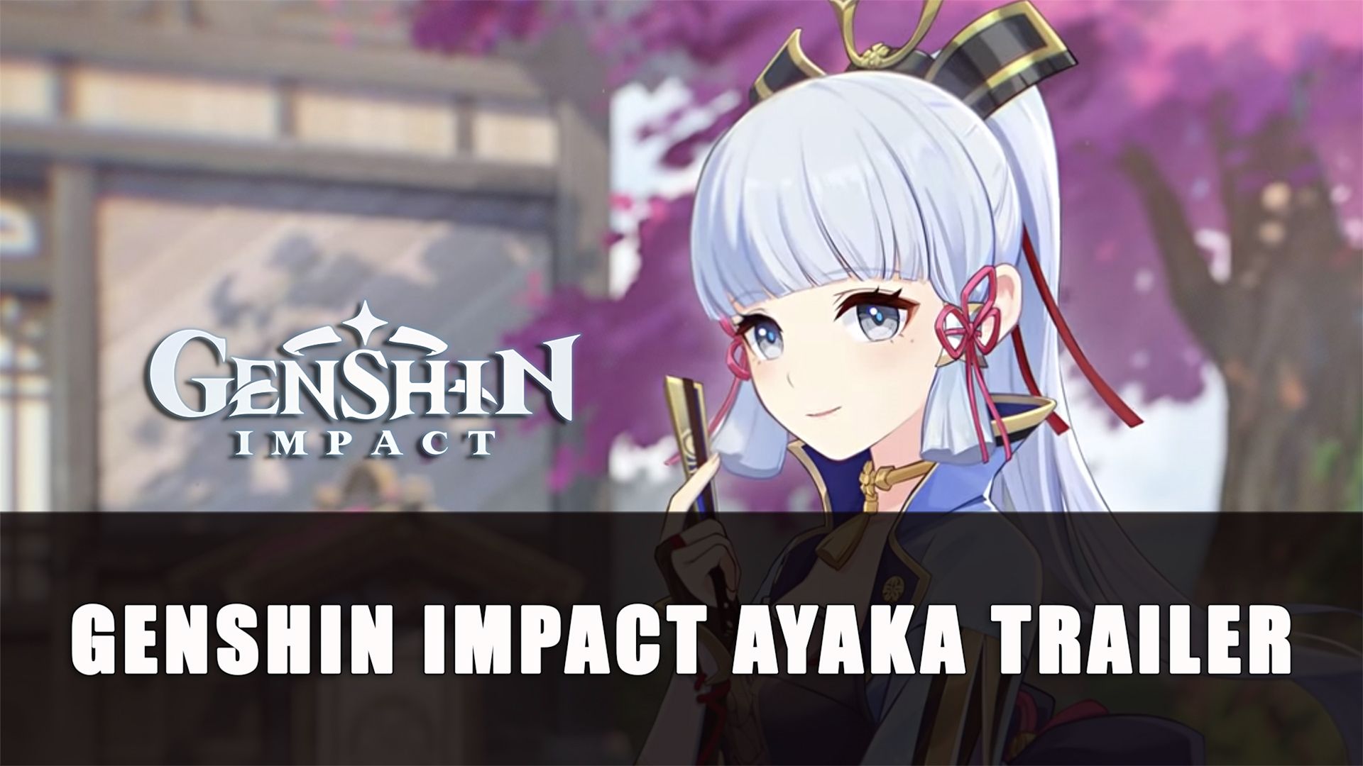 Genshin Impact Ayaka trailer