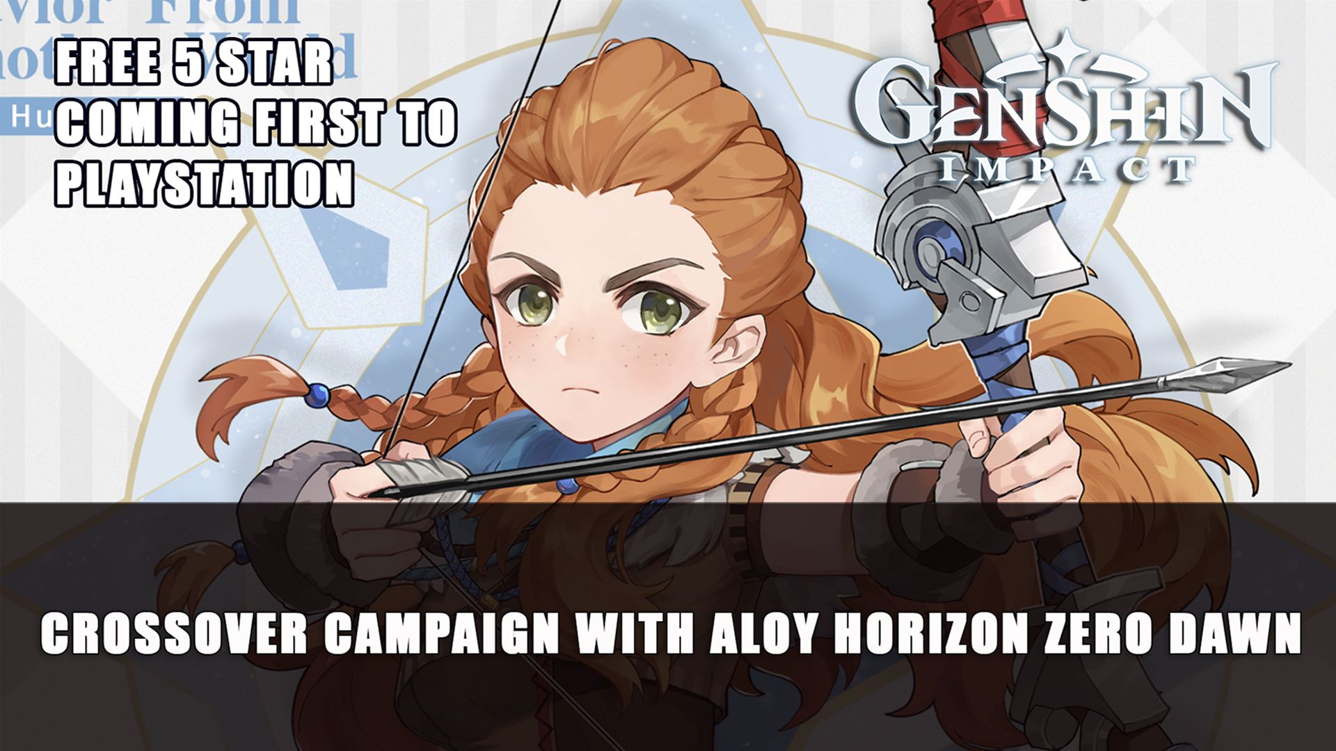 Genshin Impact Crossover Campaign with Aloy Horizon Zero Dawn