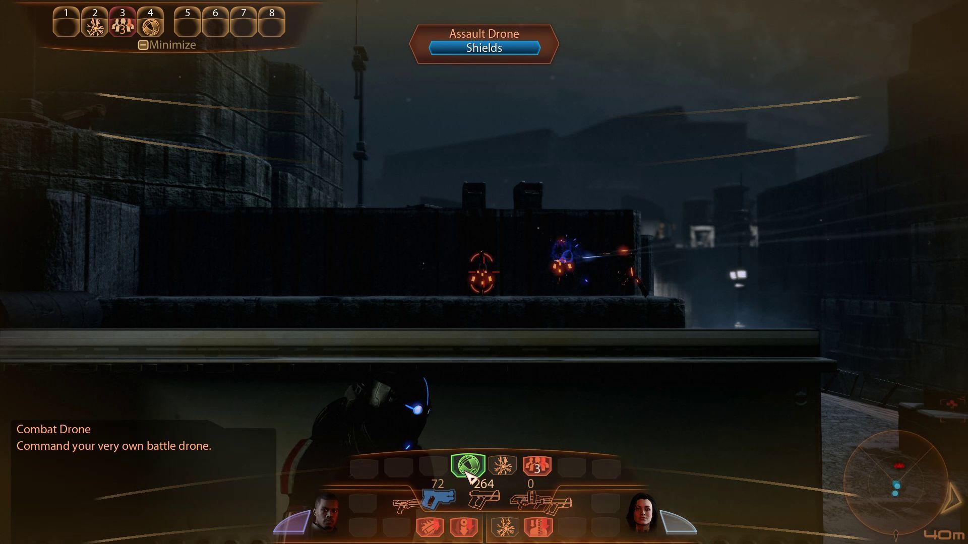 Mass Effect 2 Combat Drone Command HUD (Engineer)