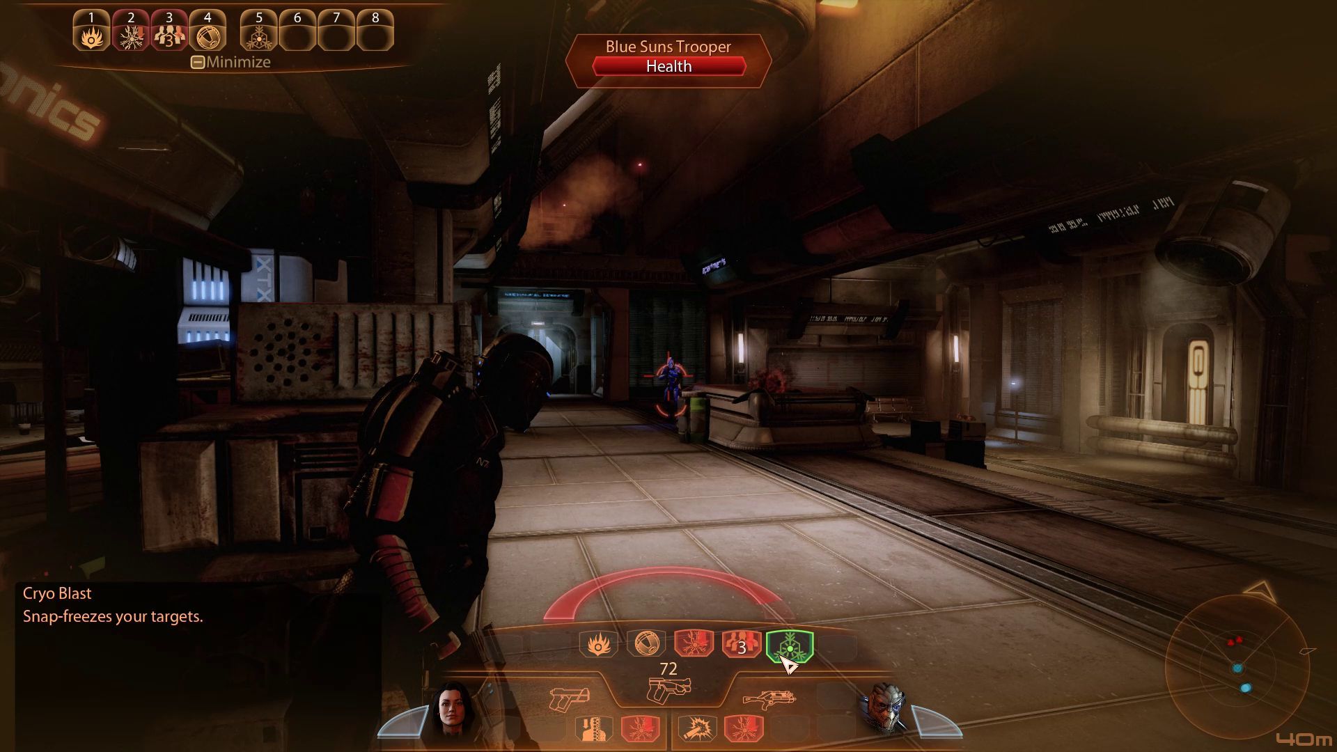 Mass Effect 2 Cryo Blast Combat (Engineer)