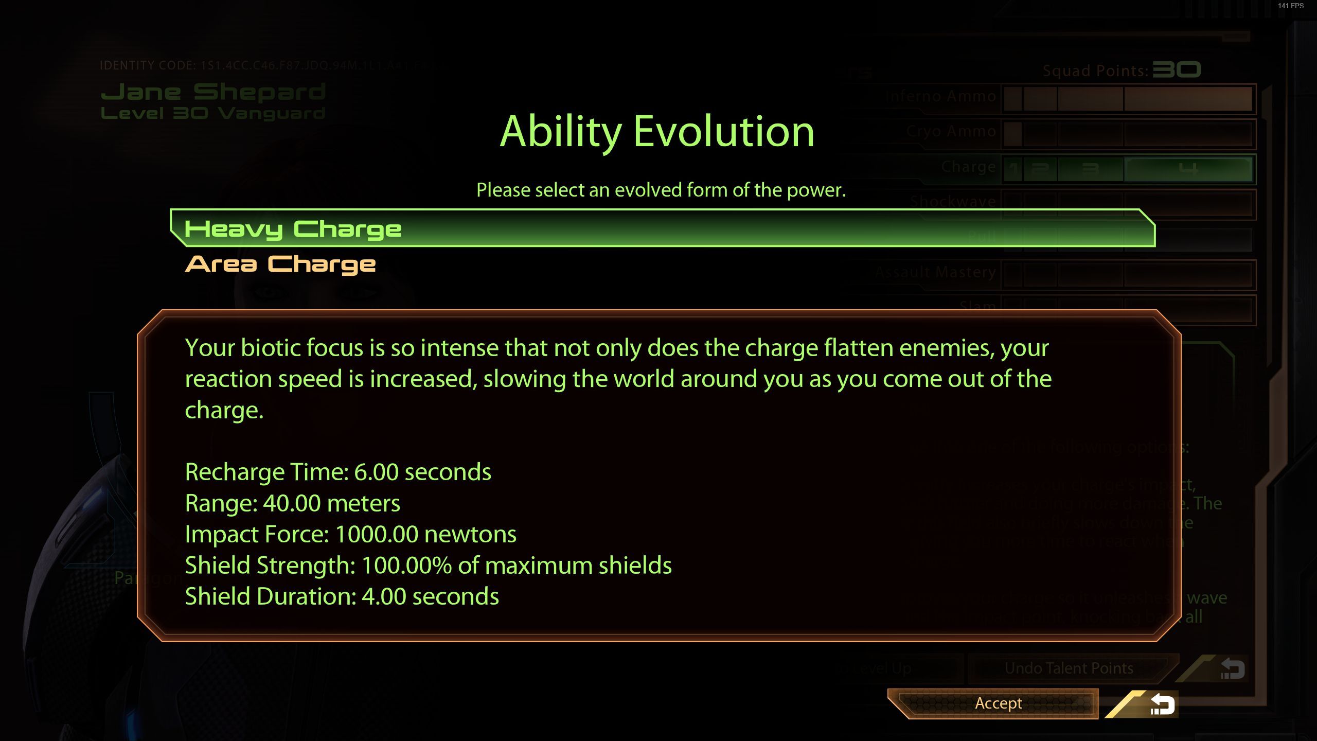 Mass Effect 2 Heavy Charge (Vanguard)