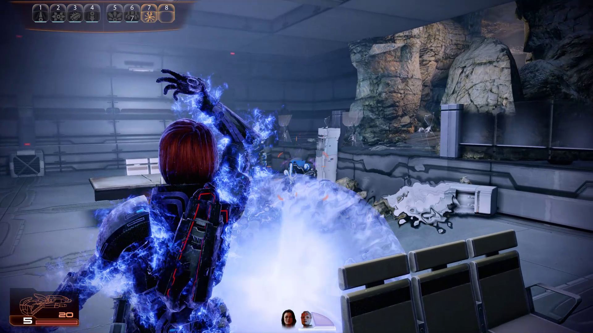 Mass Effect 2 Shockwave in Combat (Vanguard)