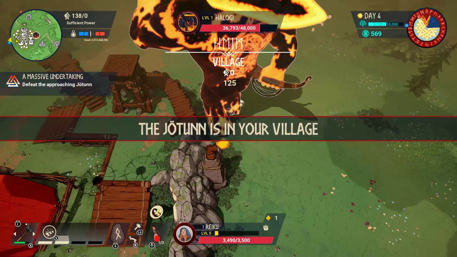 Tribes of Midgard Jötunn Fight (Halogi)