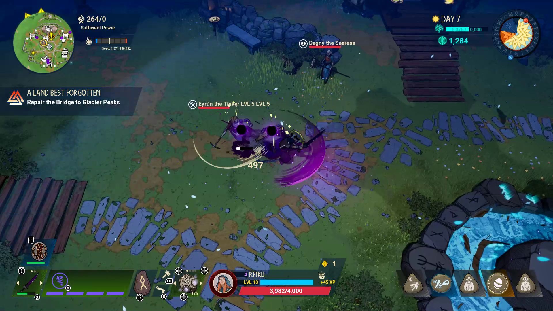 Tribes of Midgard Review Impressions Gameplay and Combat (Fighting Helthings)