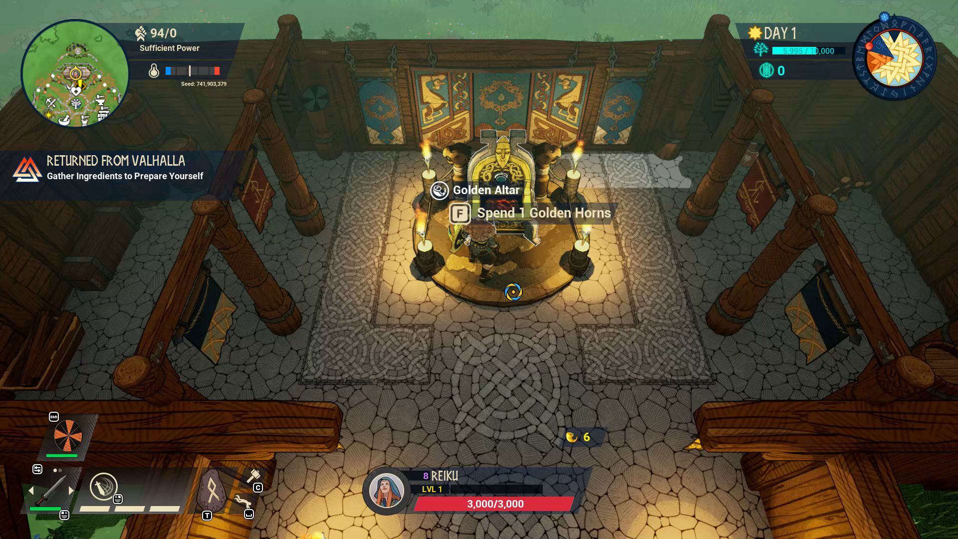 Tribes of Midgard Use Golden Horns Wisely