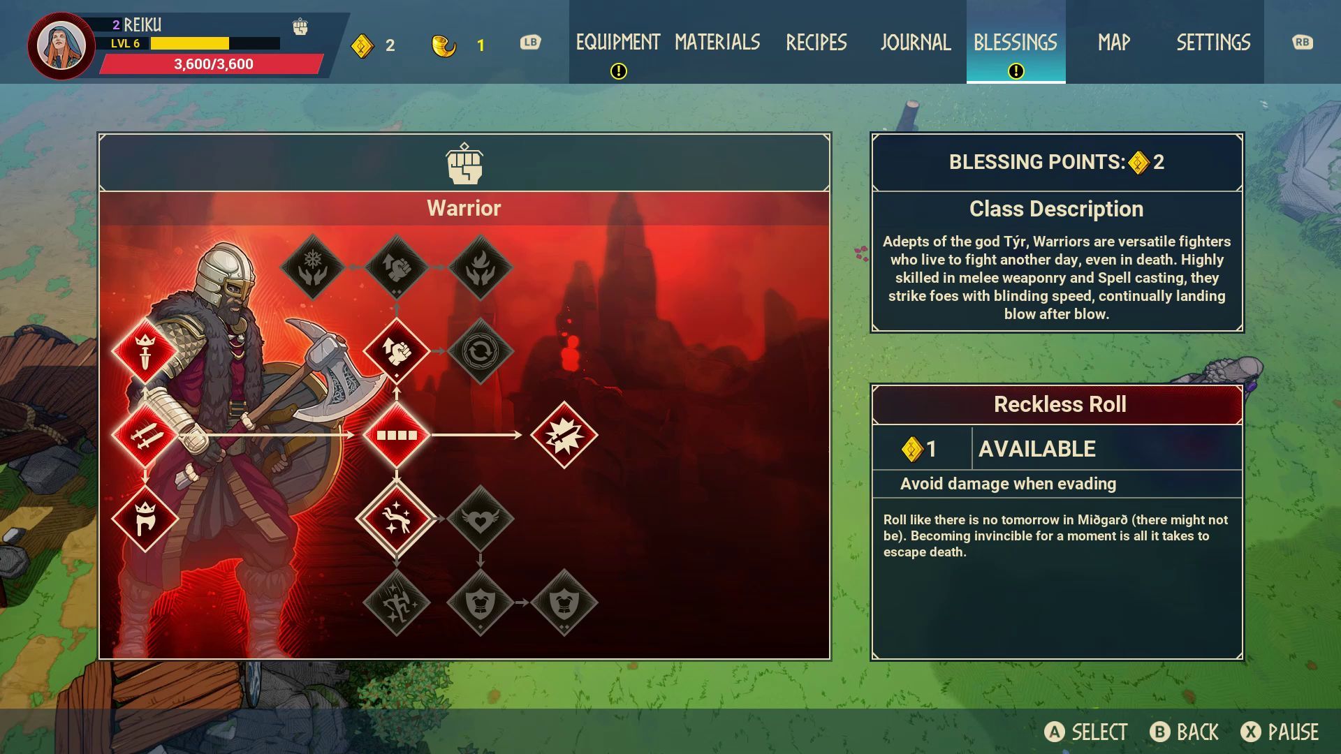 Tribes of Midgard Warrior Class