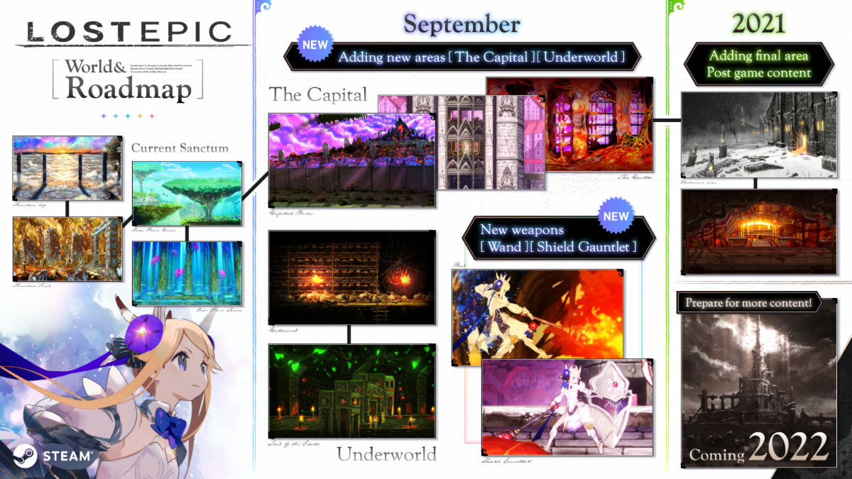 Lost Epic Gets September Update with New Trailer Plus Early Access Roadmap