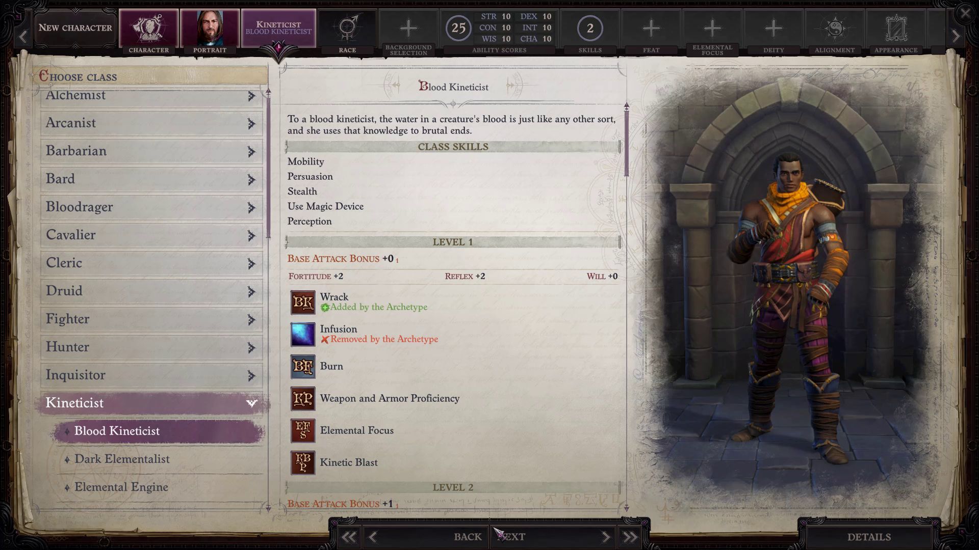 Pathfinder WotR Character Creation Customized Characters