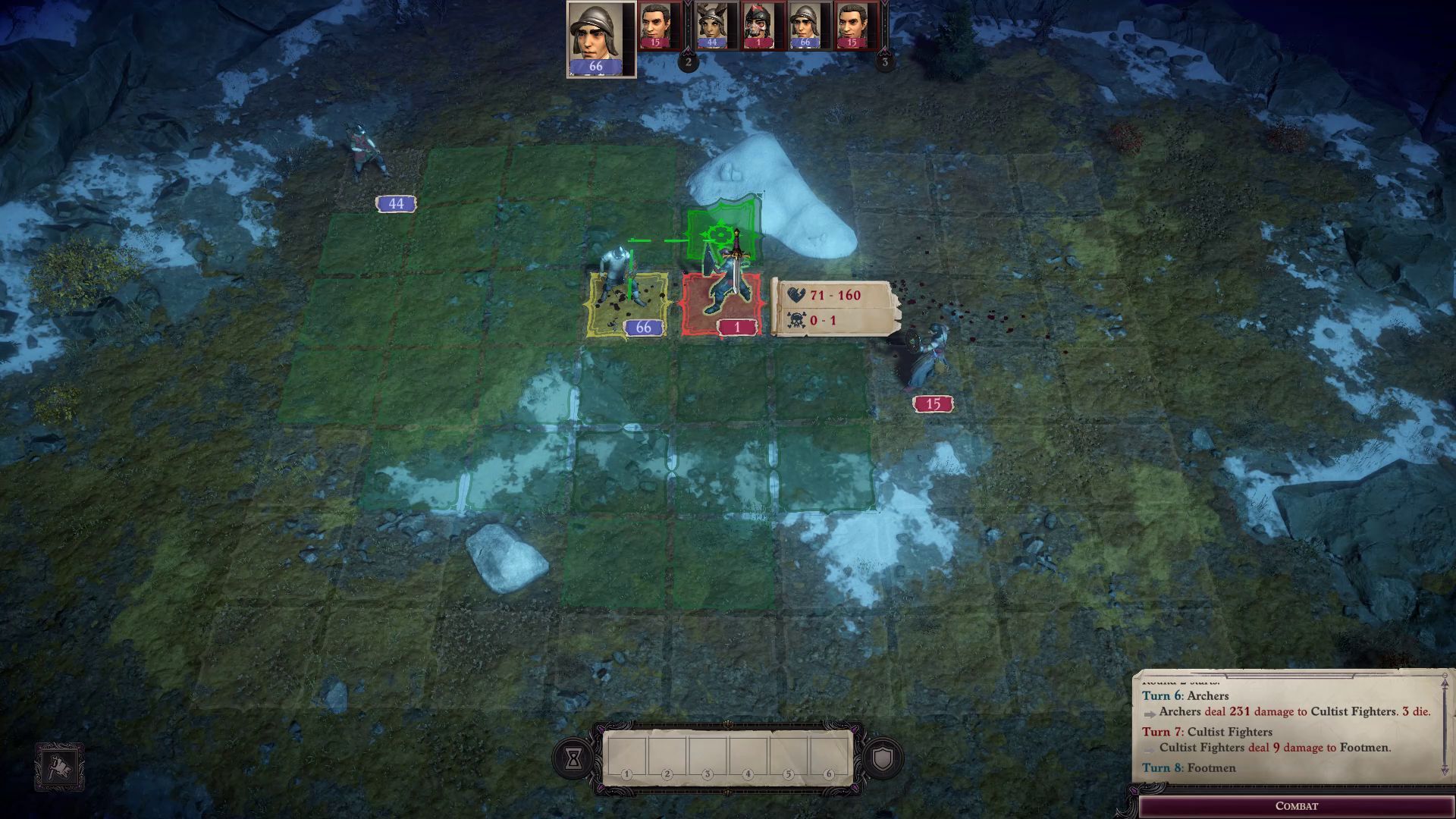Pathfinder WotR Crusader Army Management in Combat