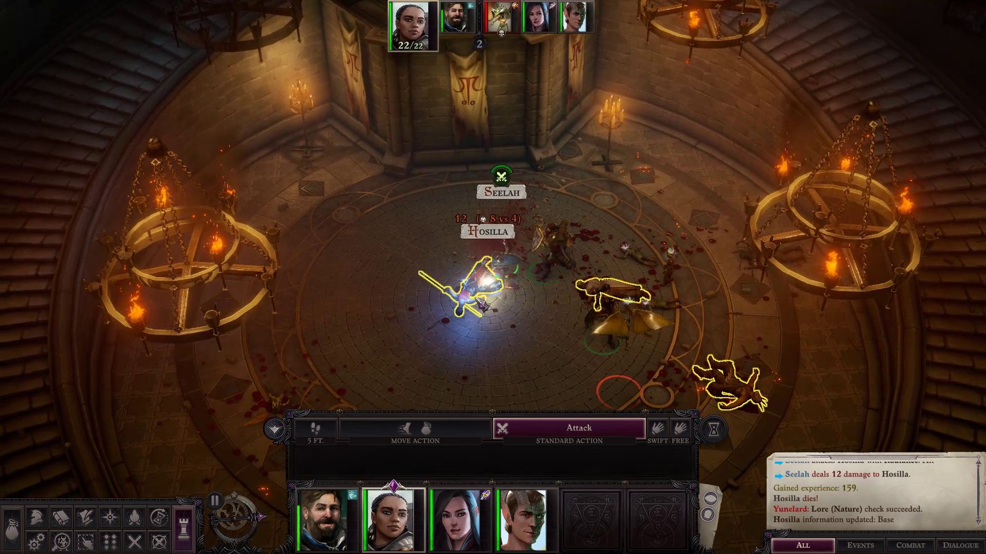 Pathfinder WotR Game Modes and Dice Rolls (Turn-Based)