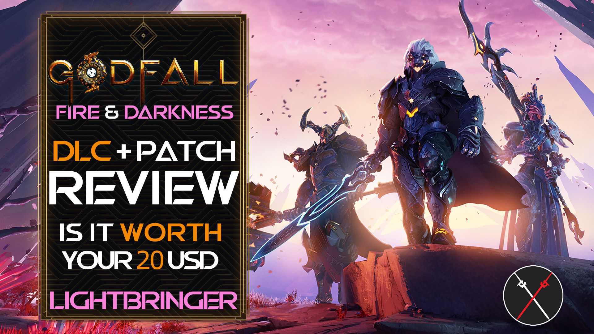 godfall lightbringer update fire darkness review expansion dlc worht it
