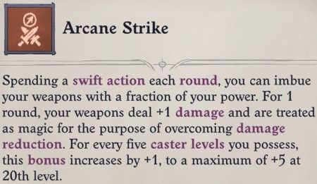 Arcane Strike Feat Eldritch Archer Magus Pathfinder Wrath of the Righteous Build