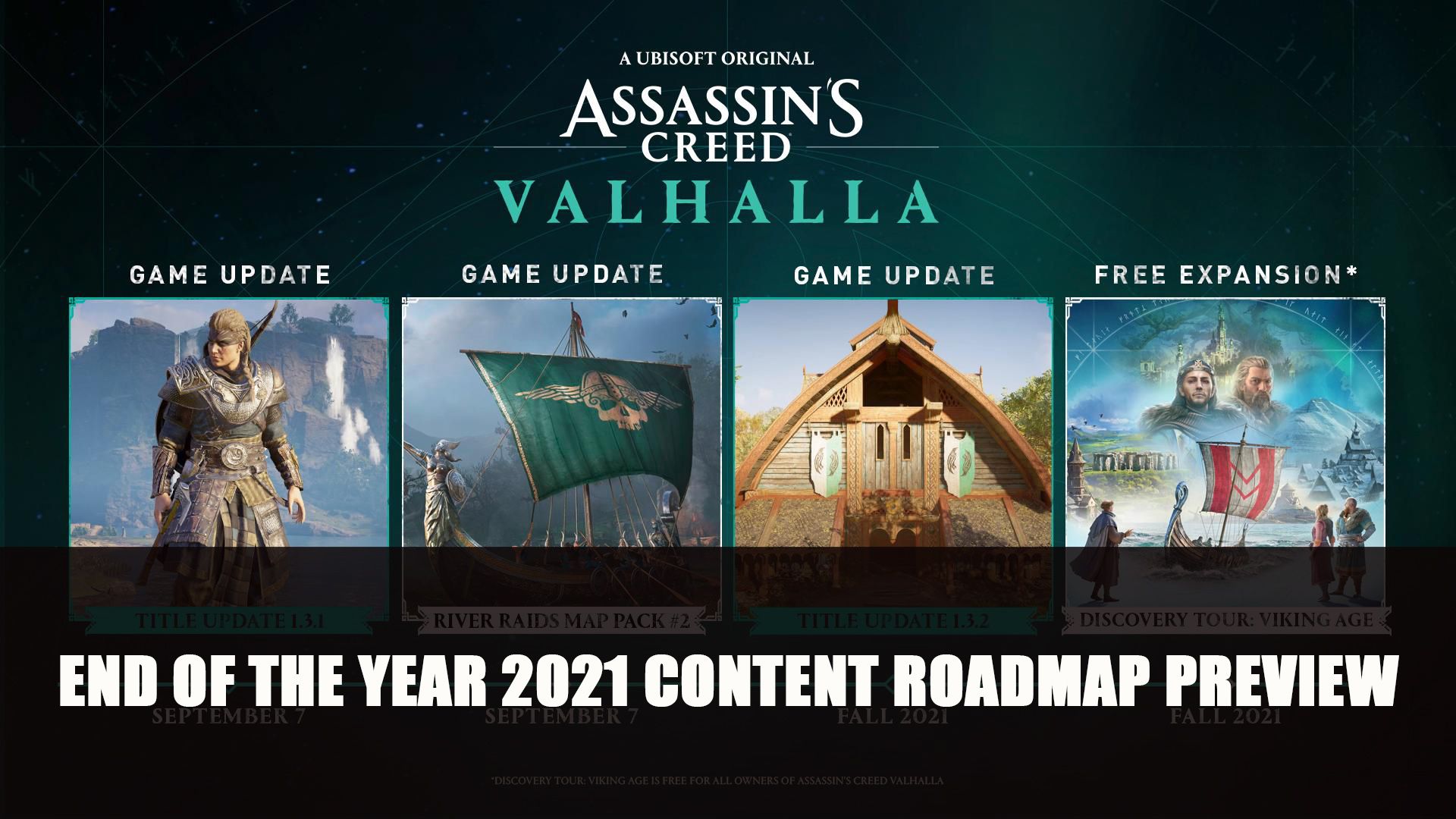 Assassin&rsquo;s Creed Valhalla End of the Year 2021 Content Roadmap Preview