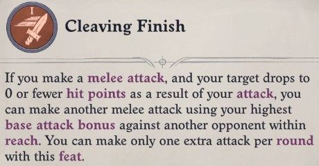 Cleaving Finish Feat Primalist Bloodrager Pathfinder Wrath of the Righteous Build