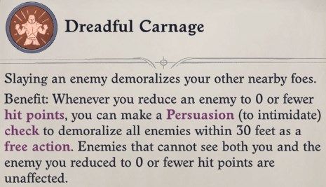 Dreadful Carnage Feat Primalist Bloodrager Pathfinder Wrath of the Righteous Build