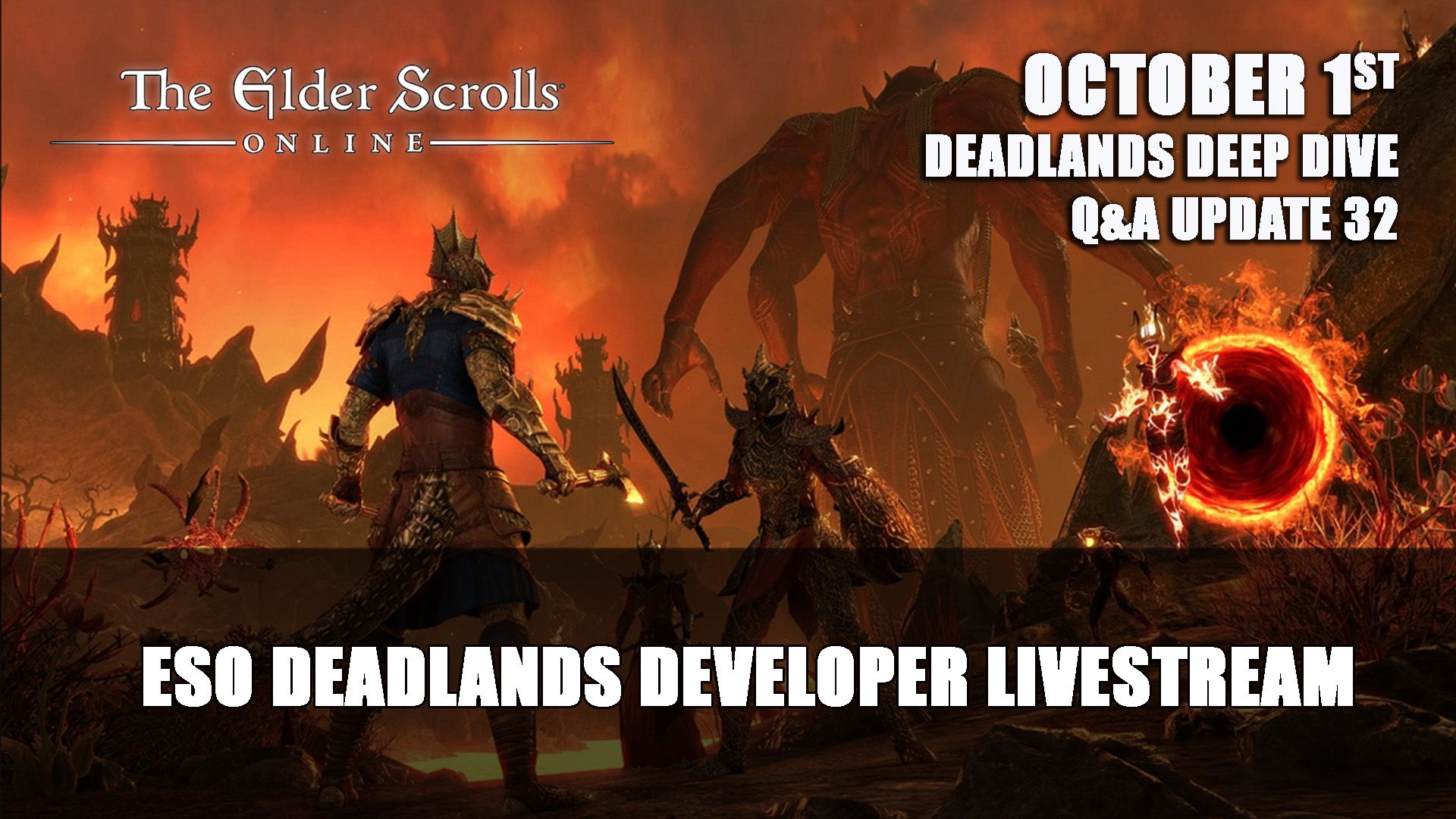 ESO Deadlands Developer Livestream October 1st