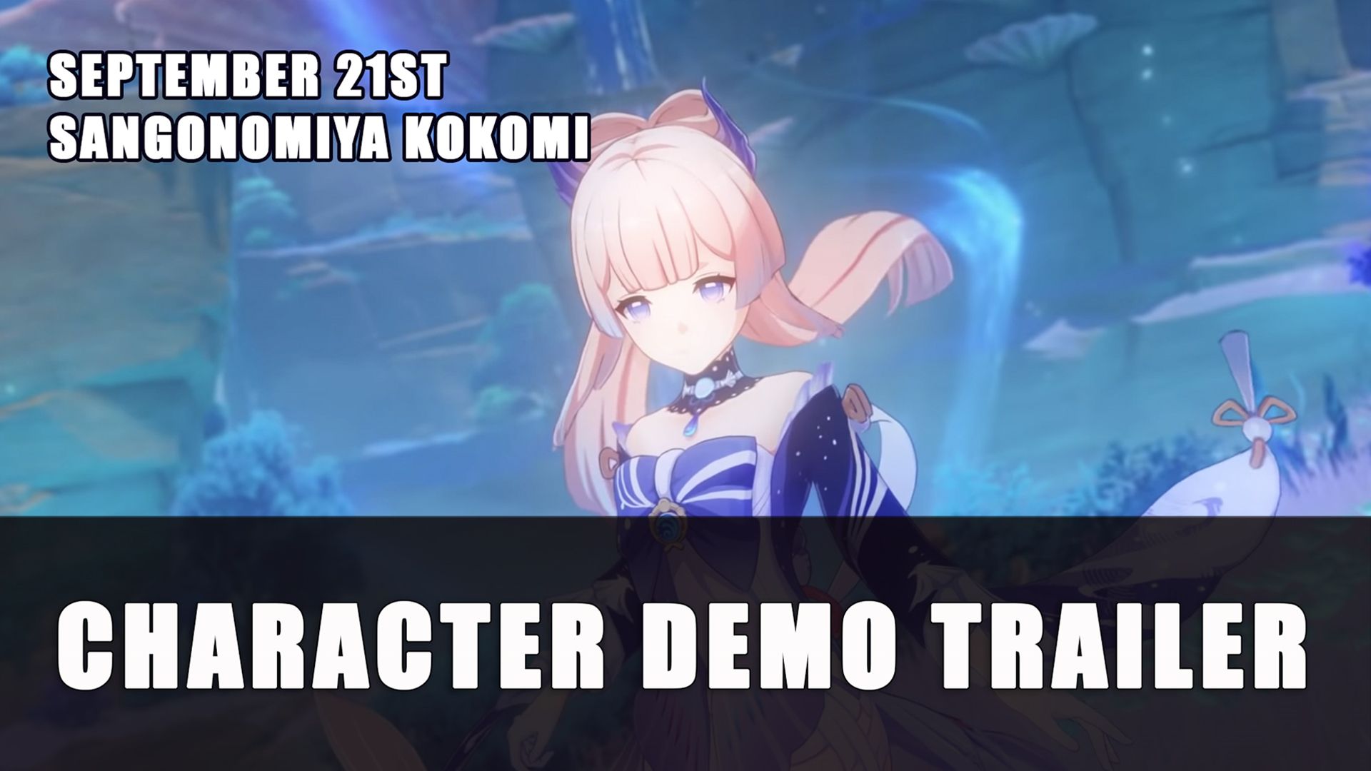 Genshin Impact New Character Demo Trailer Sangonomiya Kokomi