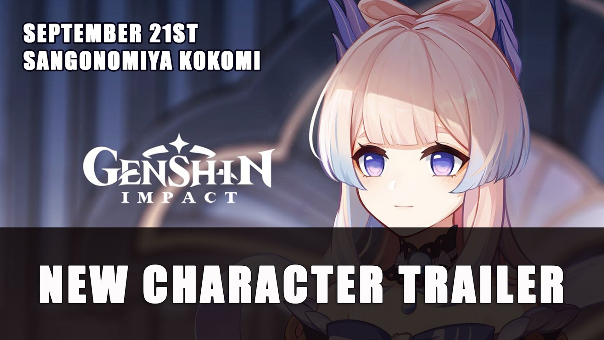 Genshin Impact New Character Trailer Sangonomiya Kokomi