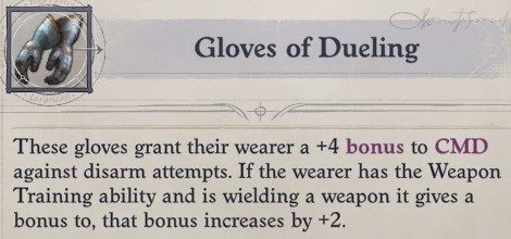 Gloves of Dueling Primalist Bloodrager Pathfinder Wrath of the Righteous Build