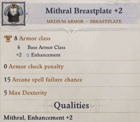 Mithral Breastplate Spell Eldritch Archer Magus Pathfinder Wrath of the Righteous Build