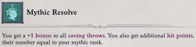 Mythic Resolve Mythic Feat Primalist Bloodrager Pathfinder Wrath of the Righteous Build