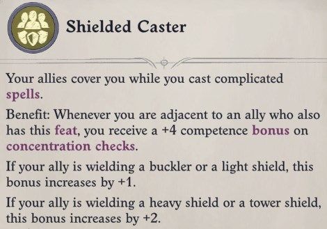Shielded Caster Teamwork Feat Faith Hunter Inquisitor Pathfinder Wrath of the Righteous Build