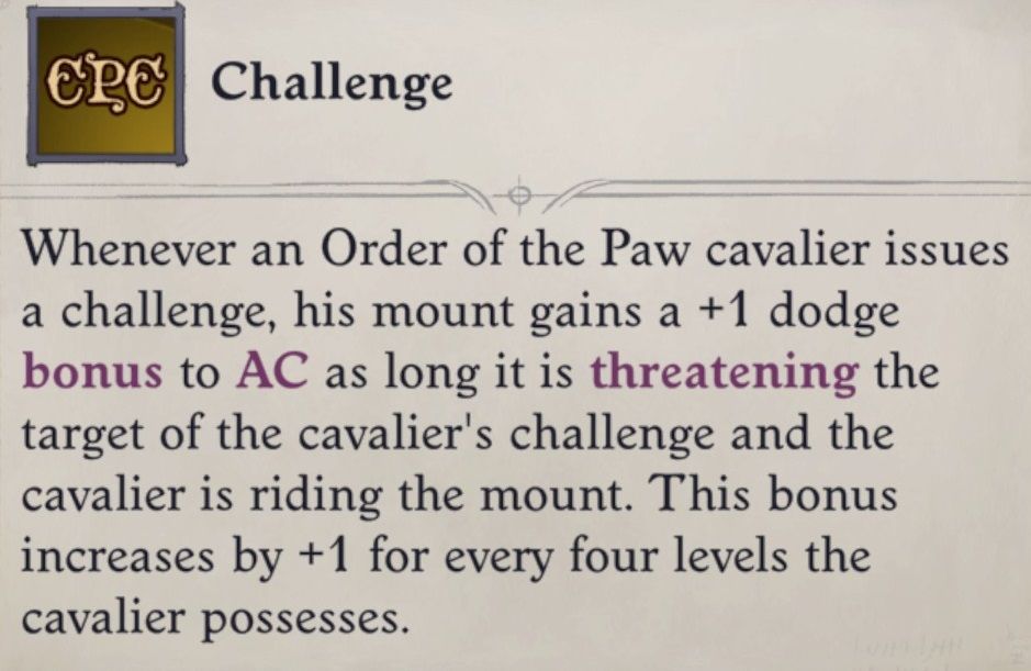 Cavalier Build | Pathfinder Wrath of the Righteous Class Guide