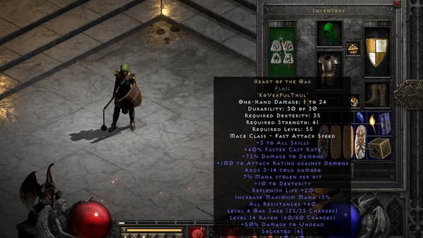 Sorceress Build Guide Diablo 2 Resurrected | Frozen Orb Sorc