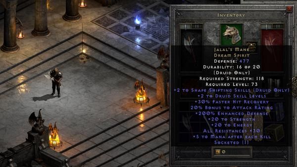 Druid Build Guide Diablo 2 Resurrected | Fury Werewolf Druid