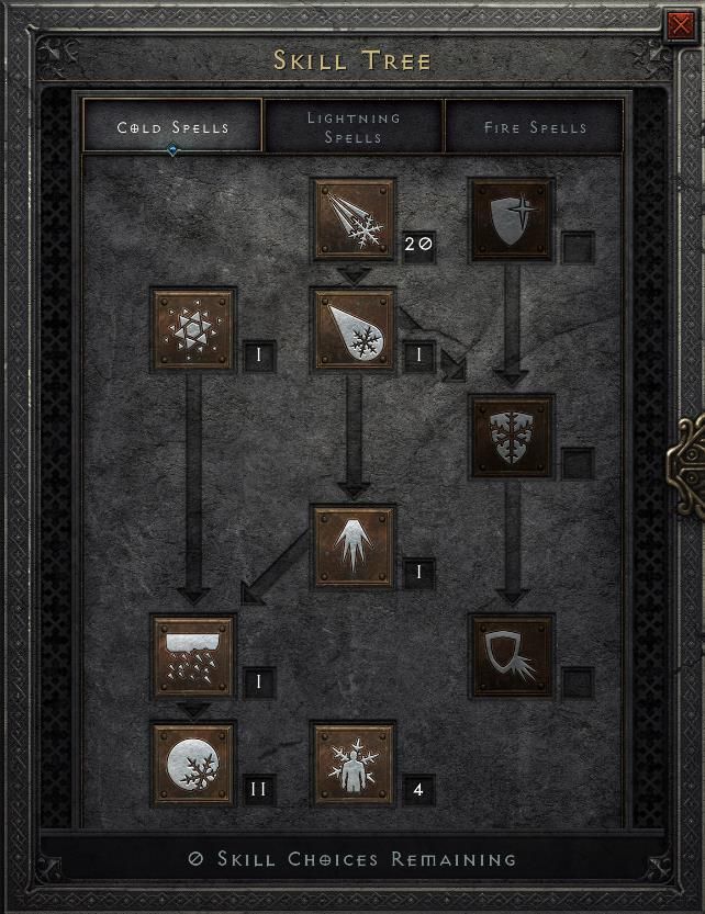 Sorceress Build Guide Diablo 2 Resurrected | Frozen Orb Sorc