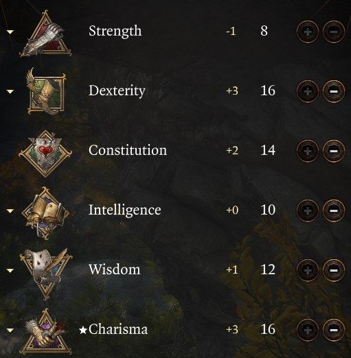 Ability Score Spread at Level 1 Baldur&rsquo;s Gate 3 Builds Sorcerer Class Guide