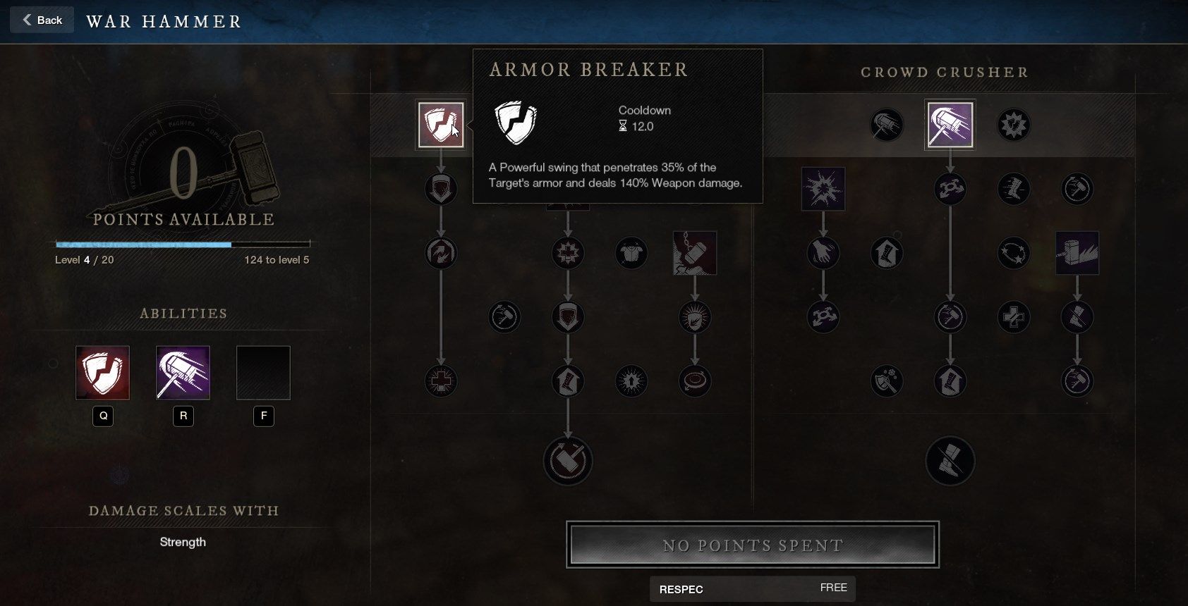 Armor Breaker War Hammer Ability New World Weapon Guide Best Weapon Skills And Abilities For Your Builds