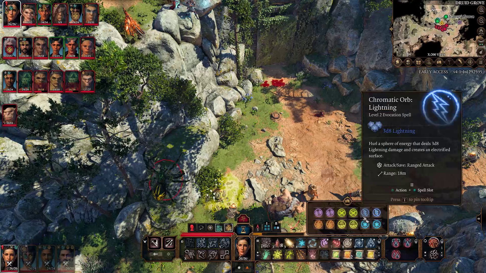 Chromatic Orb Spell in Combat Baldur&rsquo;s Gate 3 Builds Sorcerer Class Guide
