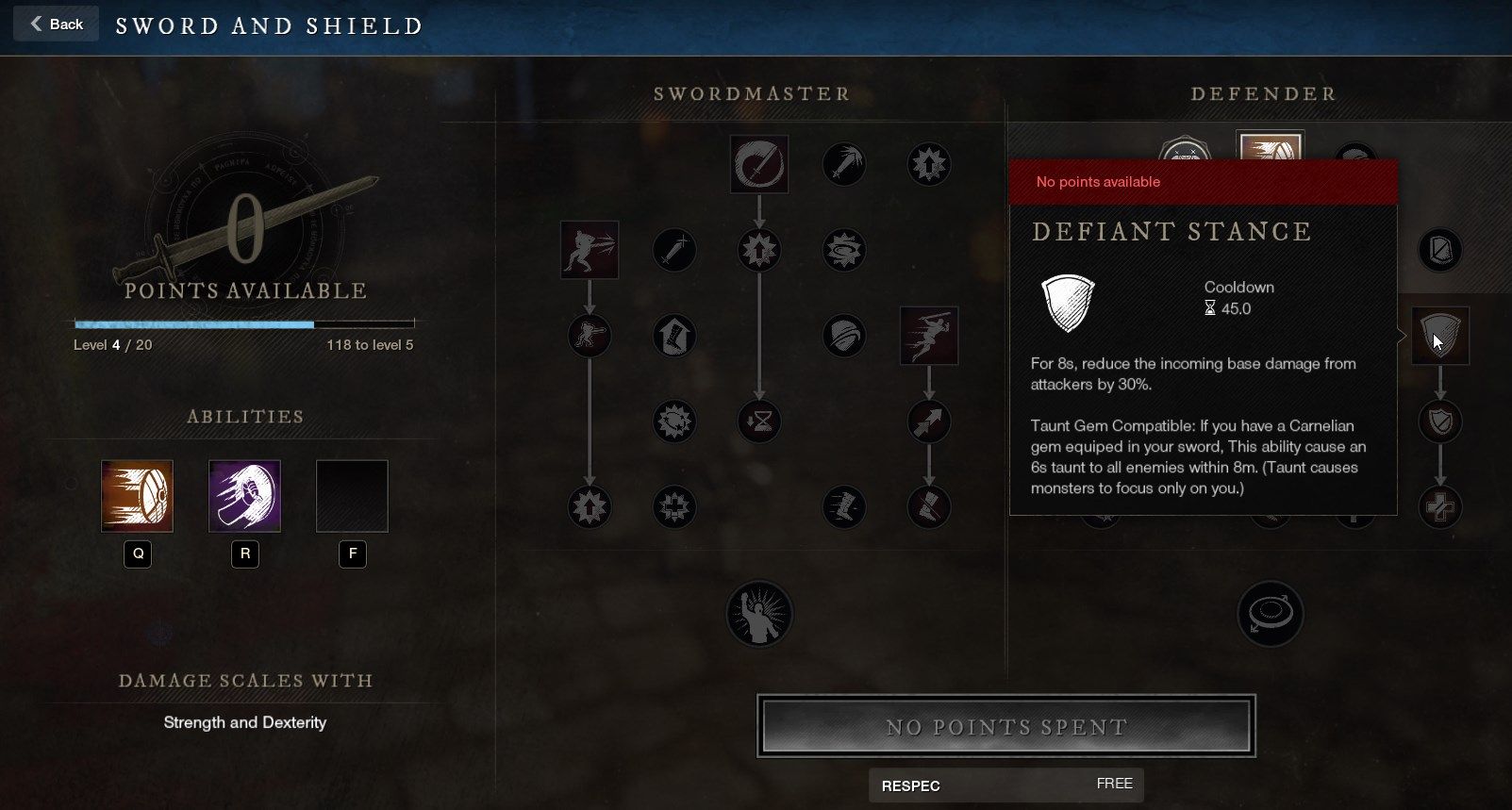 Defiant Stance Sword and Shield Ability New World Weapon Guide Best Weapon Skills And Abilities For Your Builds