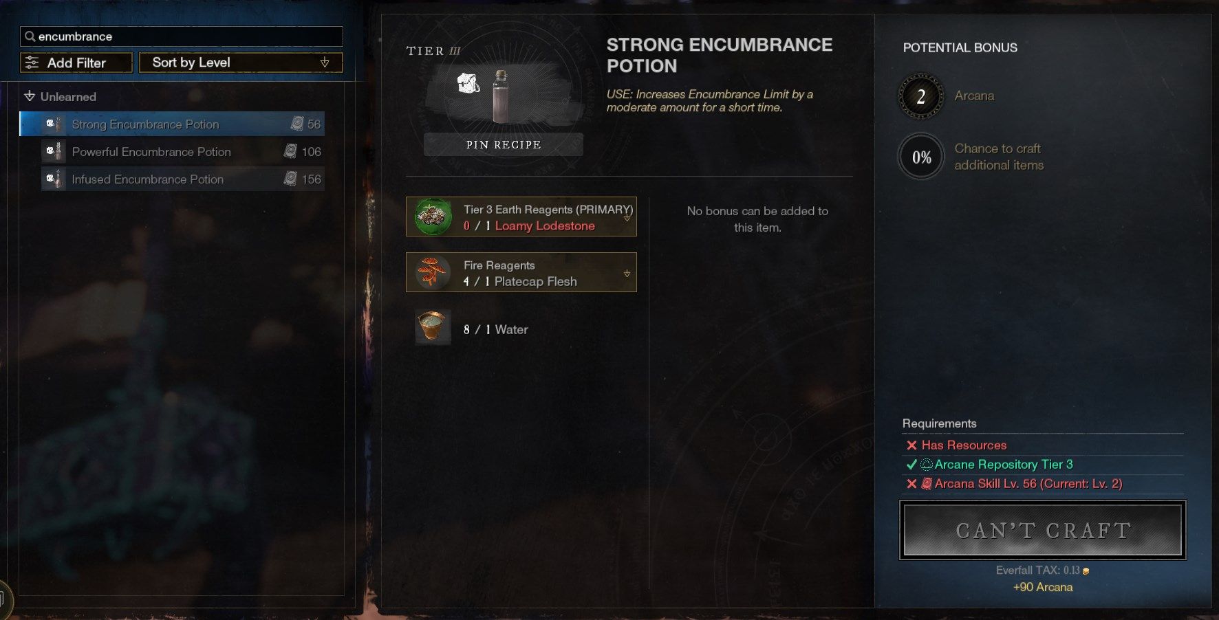 Encumbrance Potion New World Best Crafting Professions For Any Level