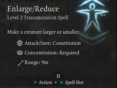 Enlarge Reduce Spell Baldur&rsquo;s Gate 3 Patch 6