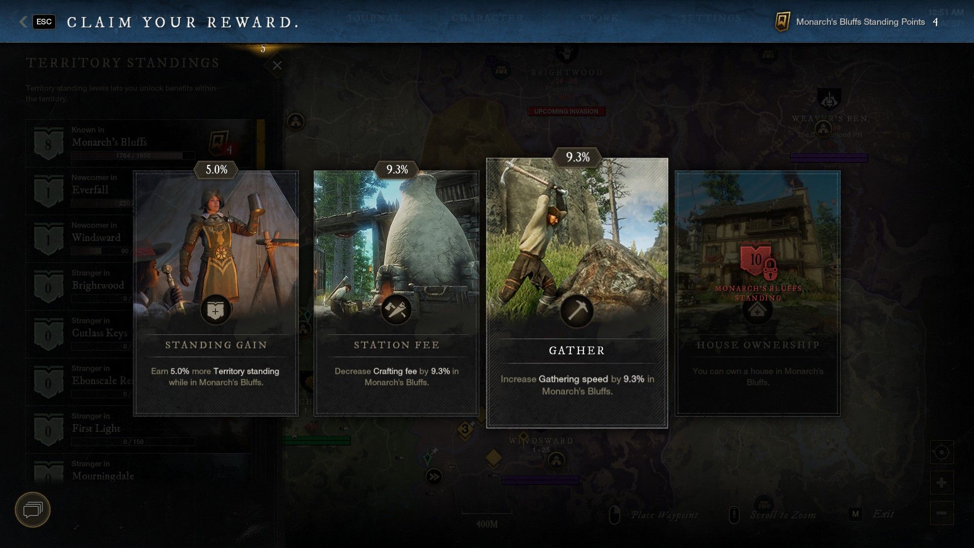 Gathering Speed Territory Standing Reward New World Gold Guide How to Farm Gold As A Beginner