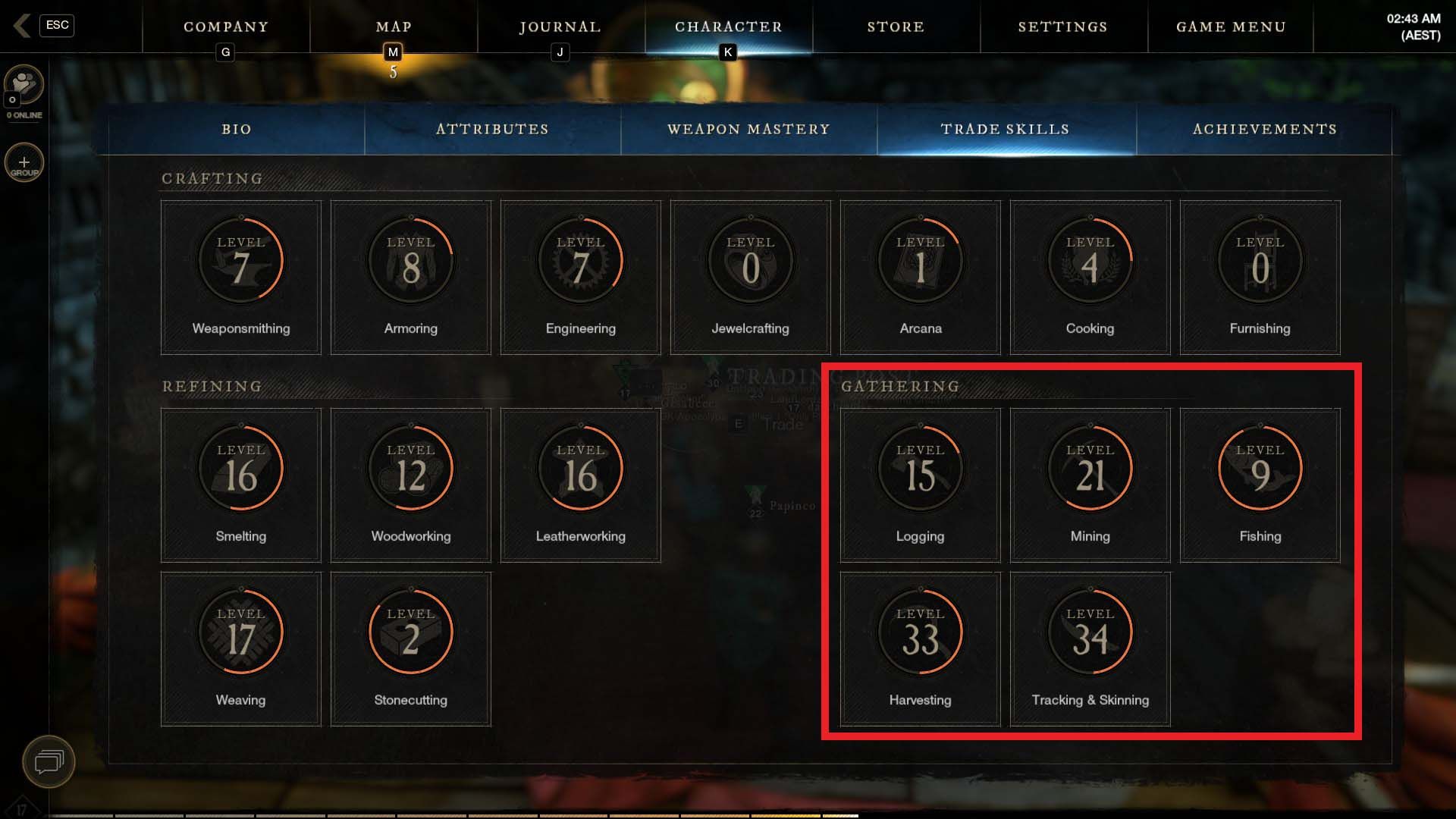 Gathering Trade Skills New World Gold Guide How to Farm Gold As A Beginner