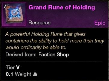 Grand Rune of Holding New World Best Crafting Professions For Any Level