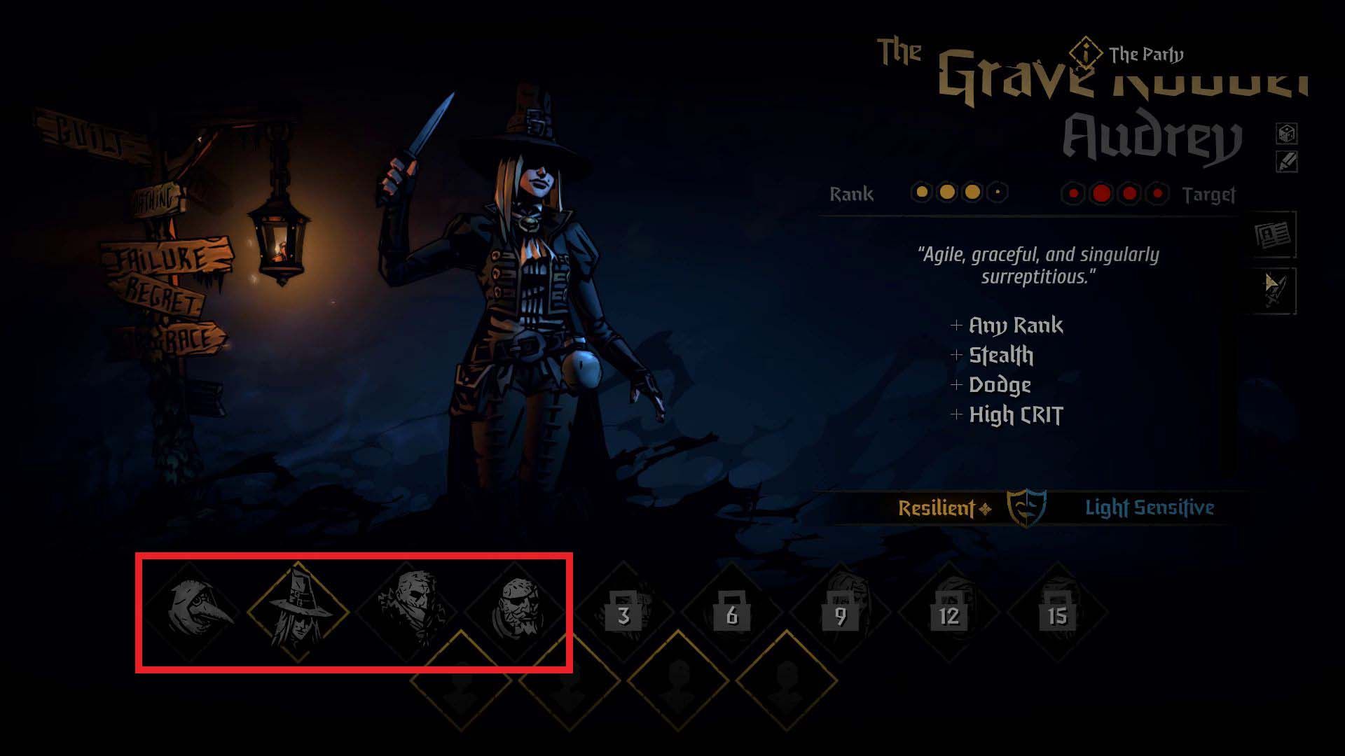 Grave Robber Class in Darkest Dungeon 2 Early Access