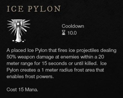 Ice Pylon Ice Gauntlet Ability New World Weapon Guide Best Weapon Skills And Abilities For Your Builds